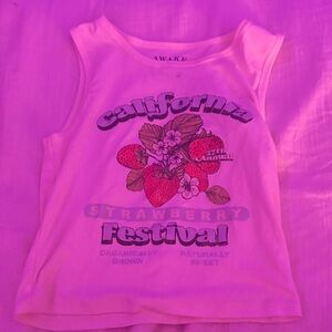 AWAKE California Festival Tank Top - White